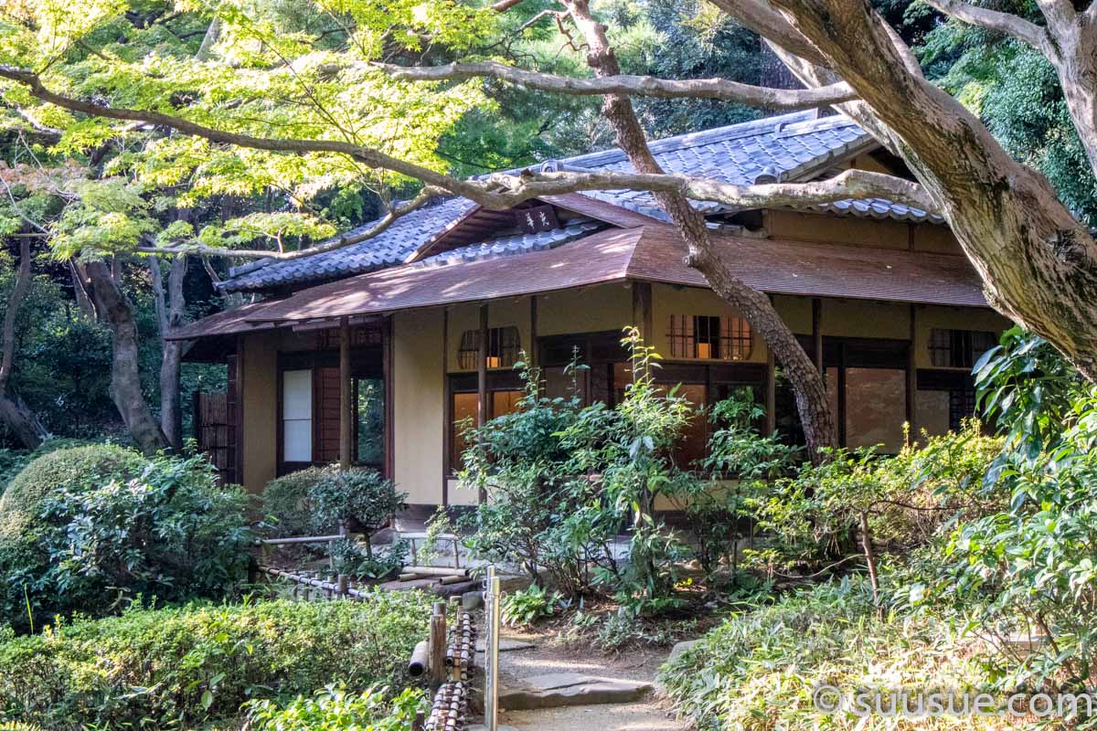 日本庭園建物