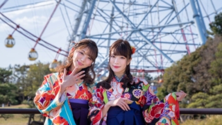 小嶋みやび・神尾美月 袴 2019/02/10 Newtype撮影会