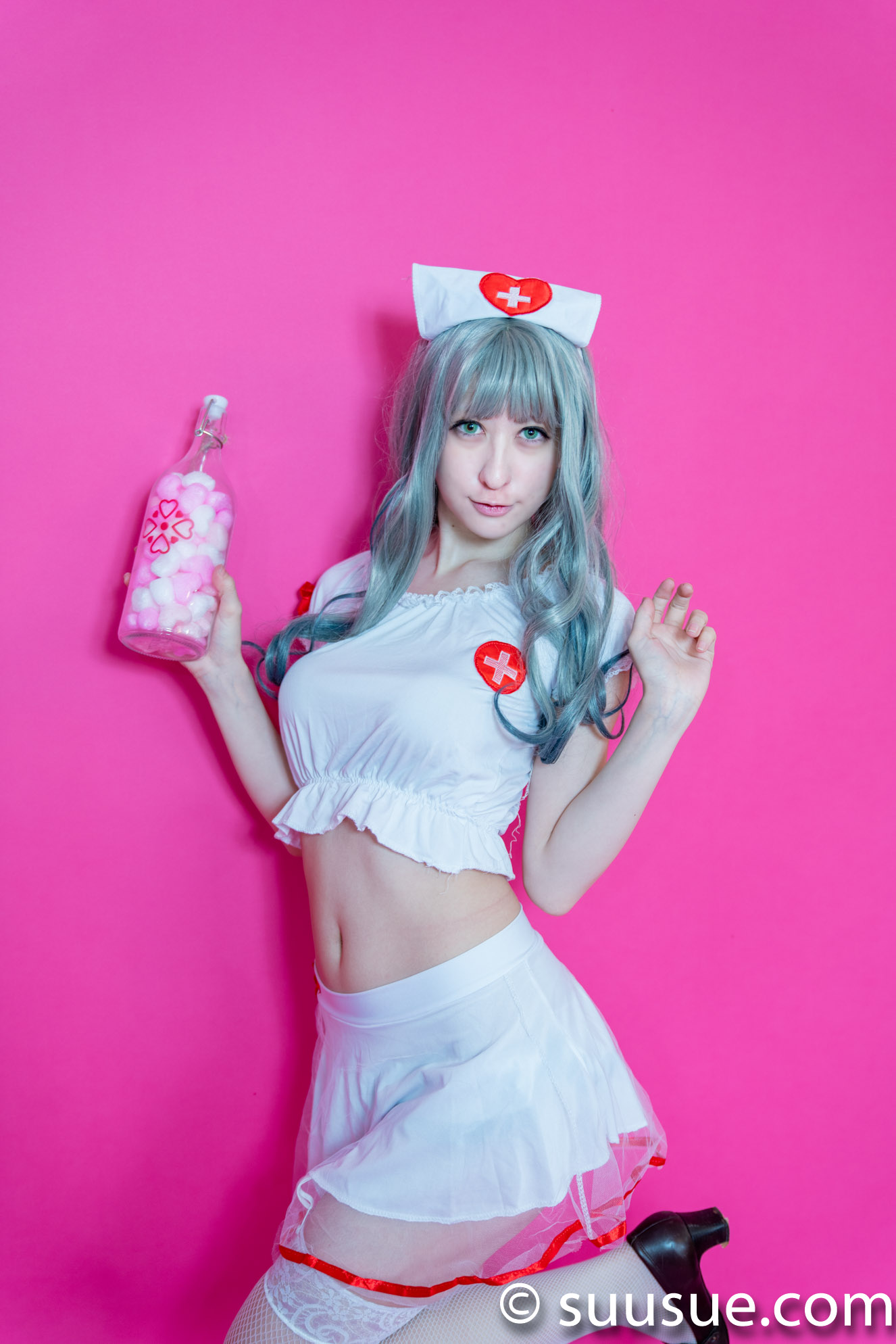 八雲聖　白ナース　2019/03/10 ファルファーレ撮影会