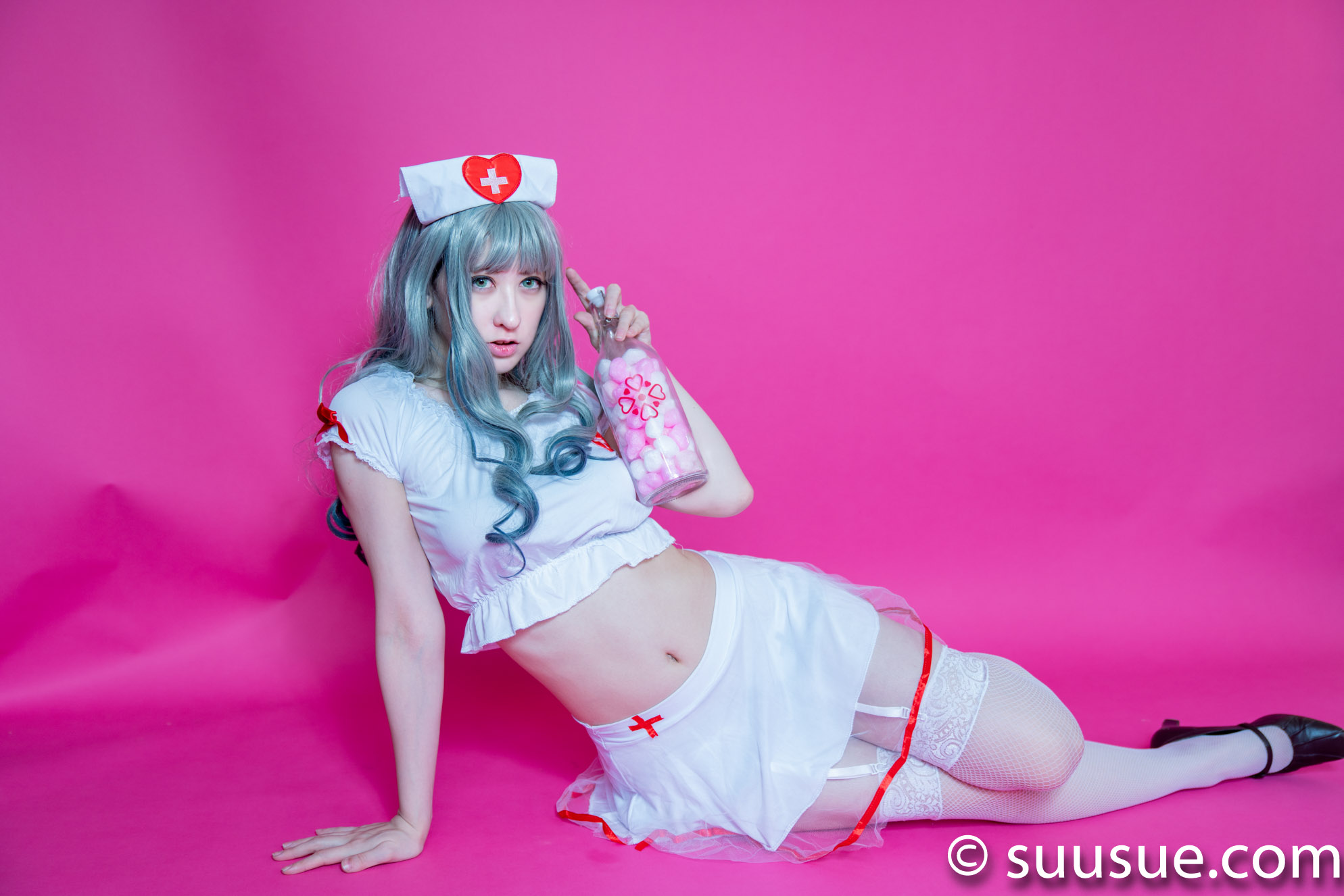 八雲聖　白ナース　2019/03/10 ファルファーレ撮影会
