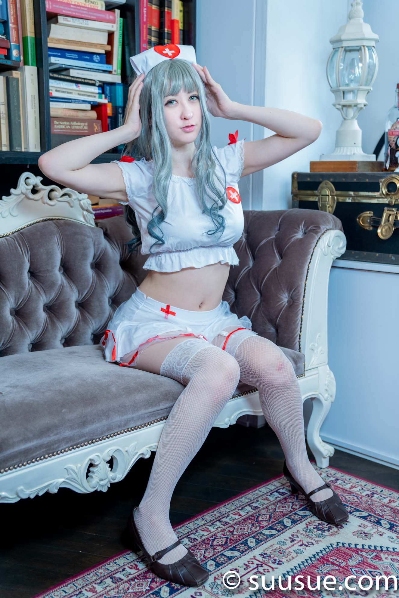 八雲聖　白ナース　2019/03/10 ファルファーレ撮影会