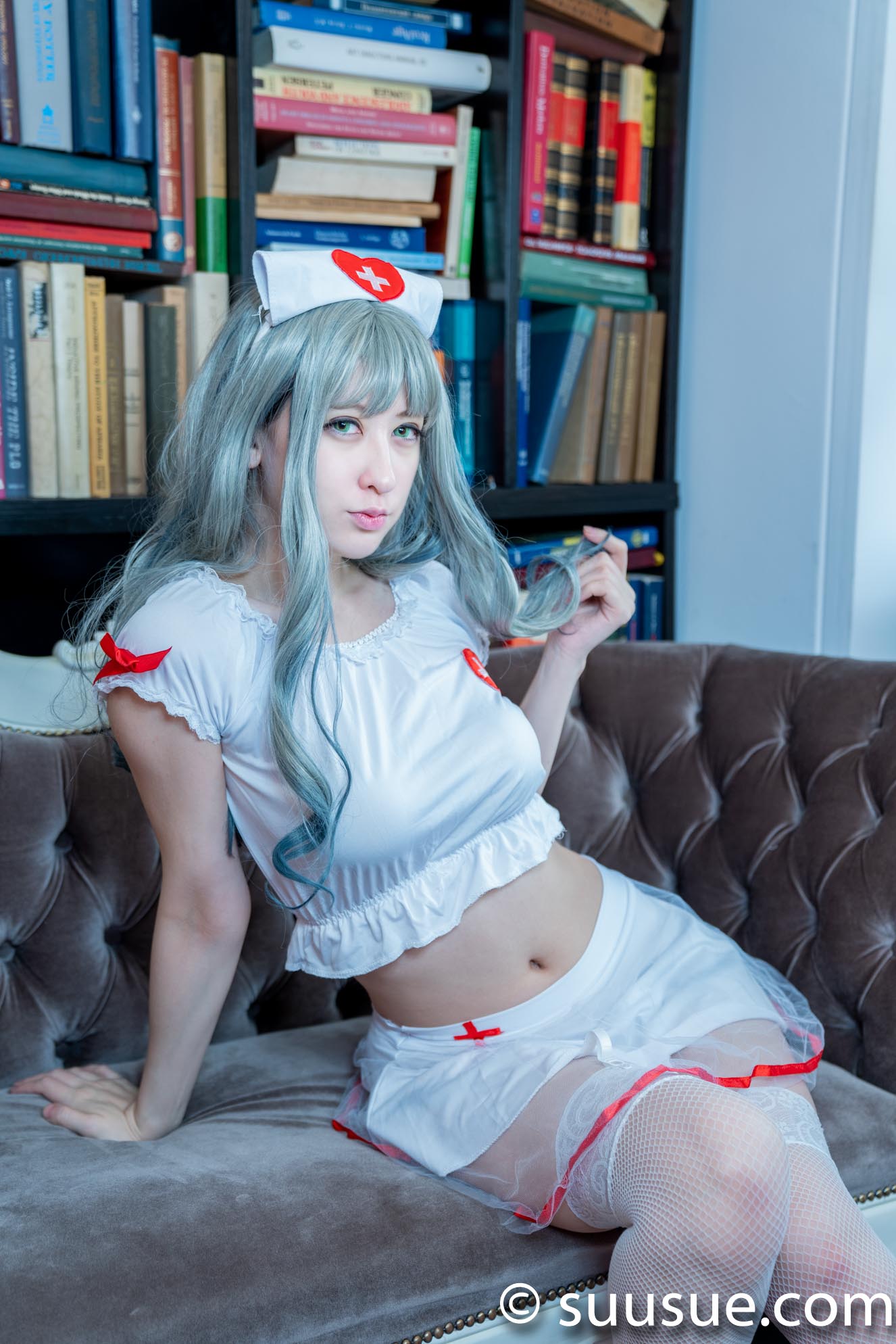 八雲聖　白ナース　2019/03/10 ファルファーレ撮影会