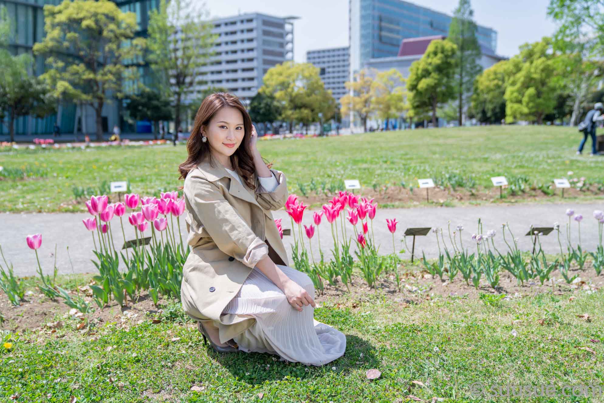 福江菜々華 2019/04/20 NewType撮影会 シンボルプロムナード公園
