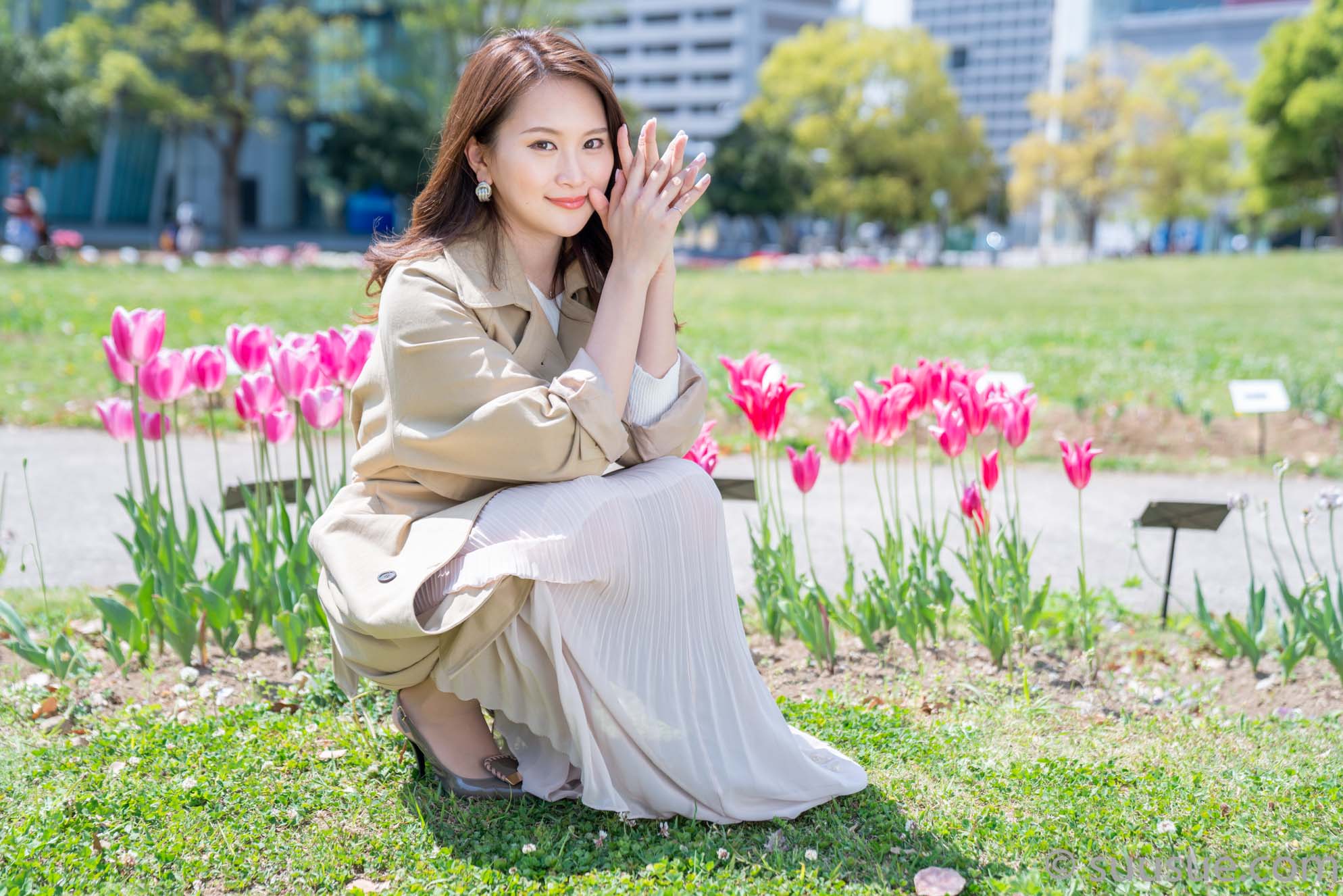 福江菜々華 2019/04/20 NewType撮影会 シンボルプロムナード公園