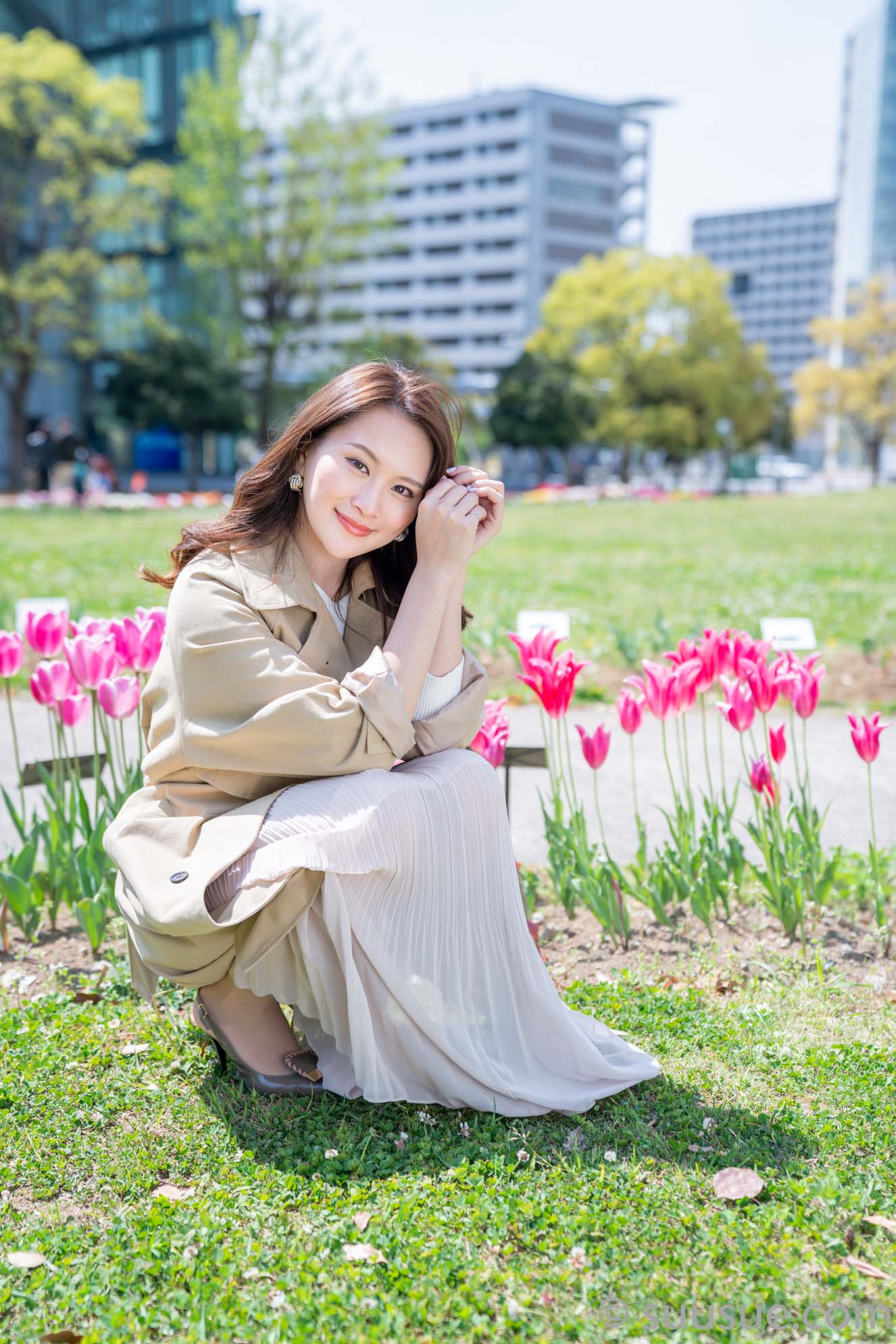 福江菜々華 2019/04/20 NewType撮影会 シンボルプロムナード公園