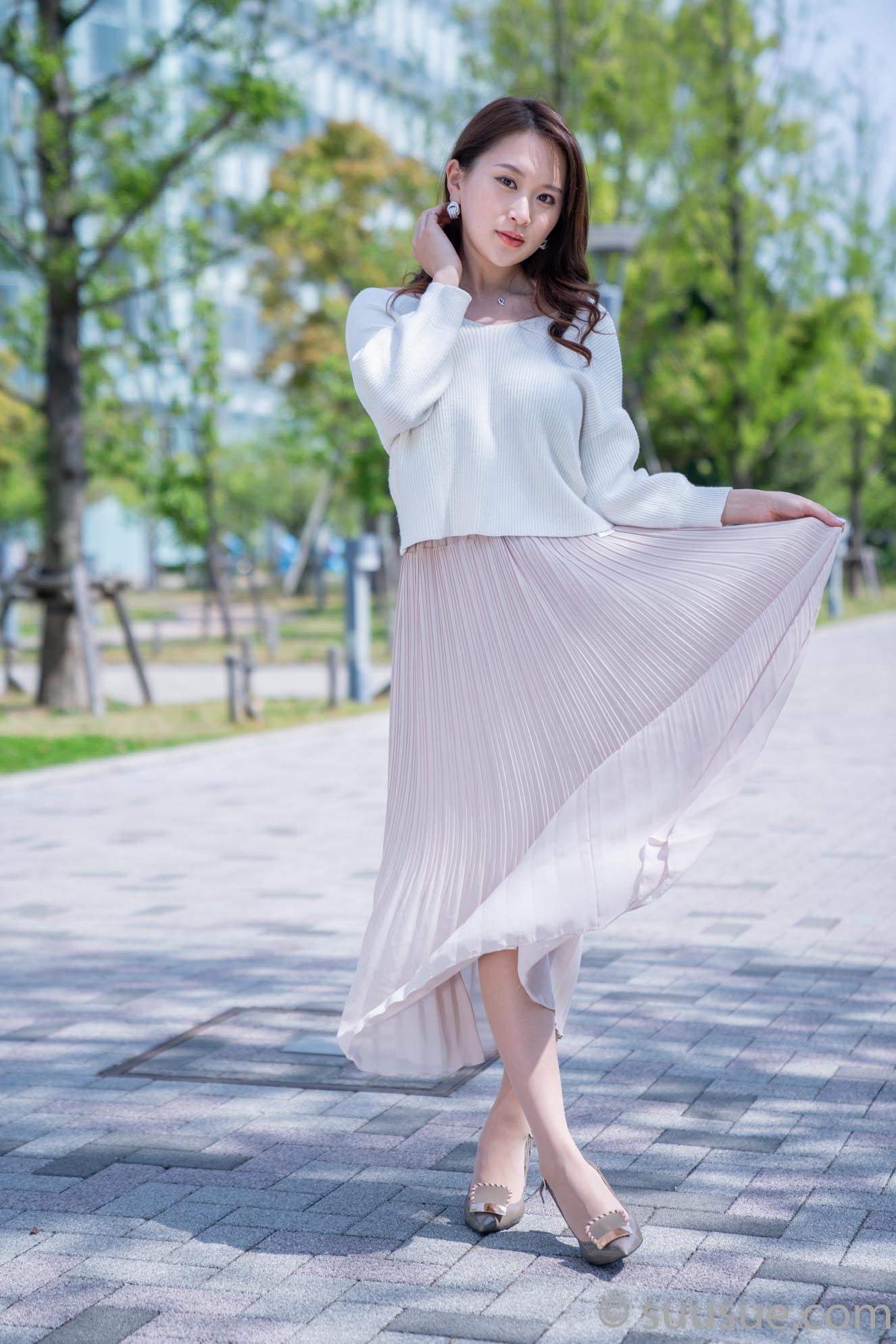 福江菜々華 2019/04/20 NewType撮影会 シンボルプロムナード公園