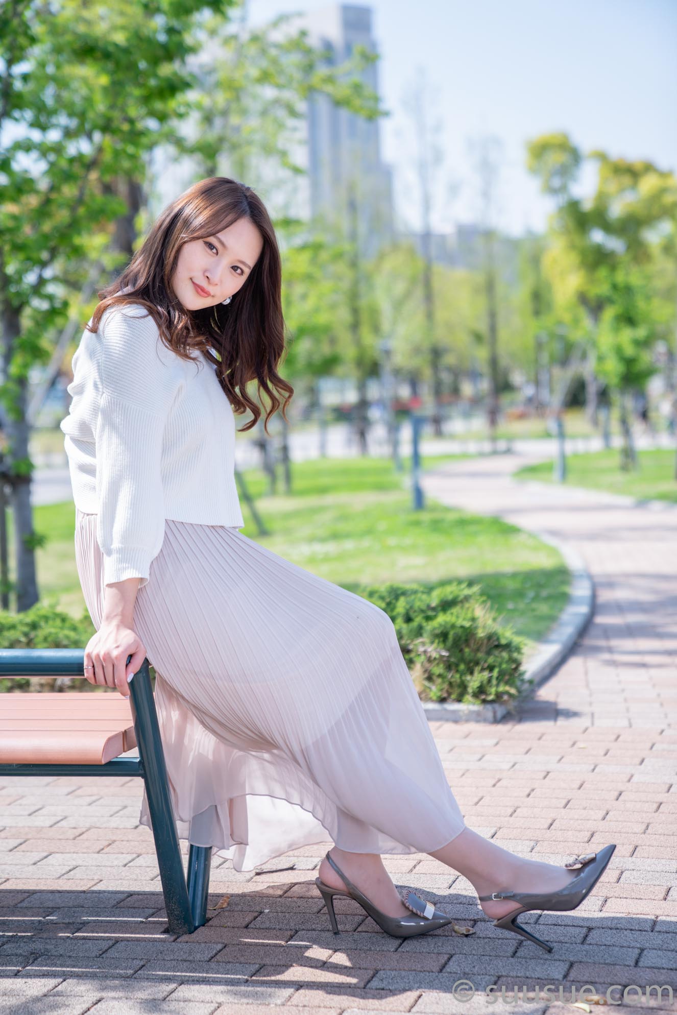 福江菜々華 2019/04/20 NewType撮影会 シンボルプロムナード公園
