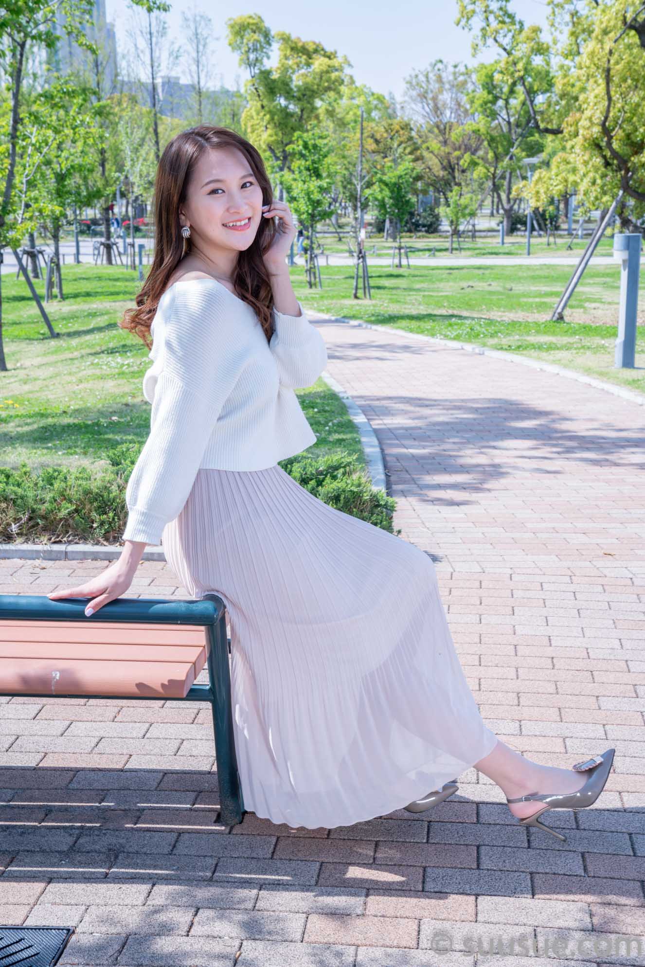 福江菜々華 2019/04/20 NewType撮影会 シンボルプロムナード公園